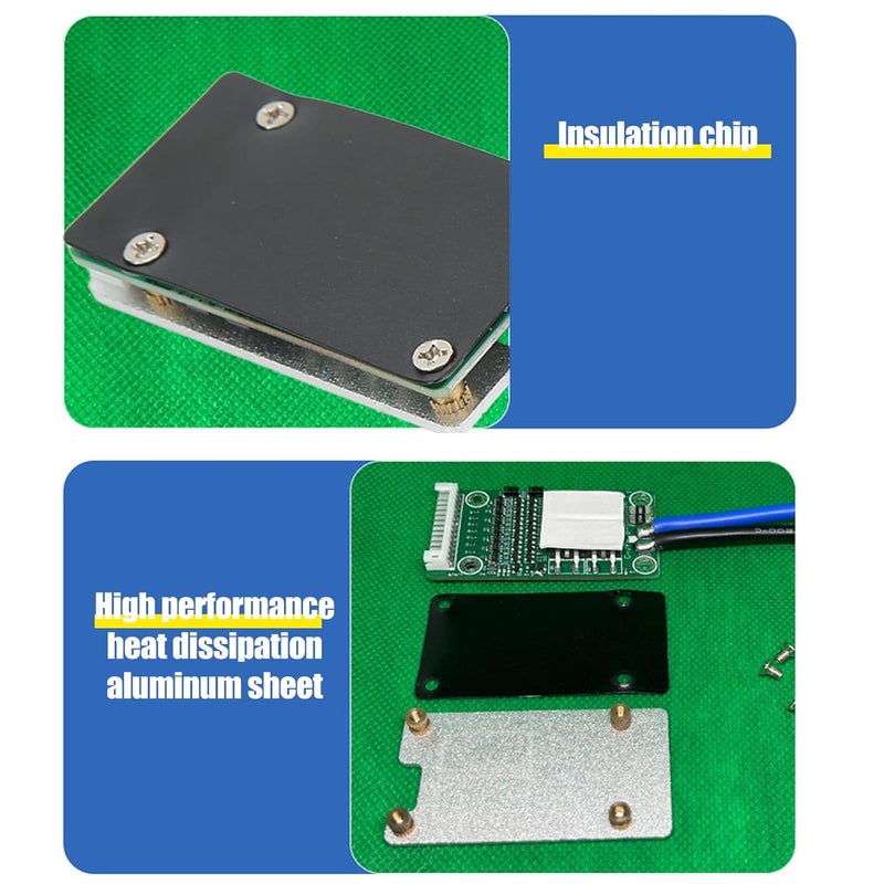 woobles Battery Protection Board, Waterproof Battery Balancing Assembly Good Heat Dissipation High Charge Capacity for Lithiumtitanium Battery (13 String 48V 15A) - Image 3